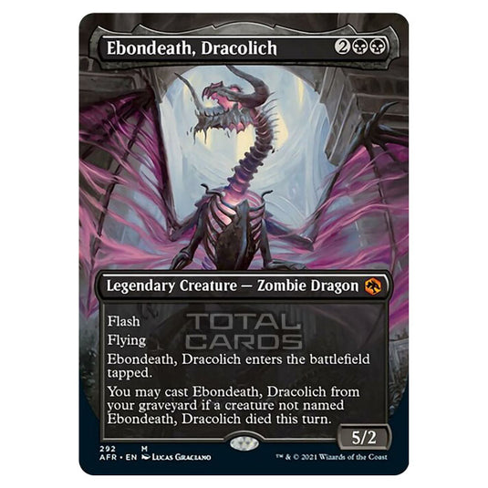 Magic The Gathering - Adventures in the Forgotten Realms - Ebondeath, Dracolich - 292/281