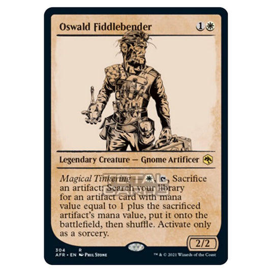 Magic The Gathering - Adventures in the Forgotten Realms - Oswald Fiddlebender - 304/281