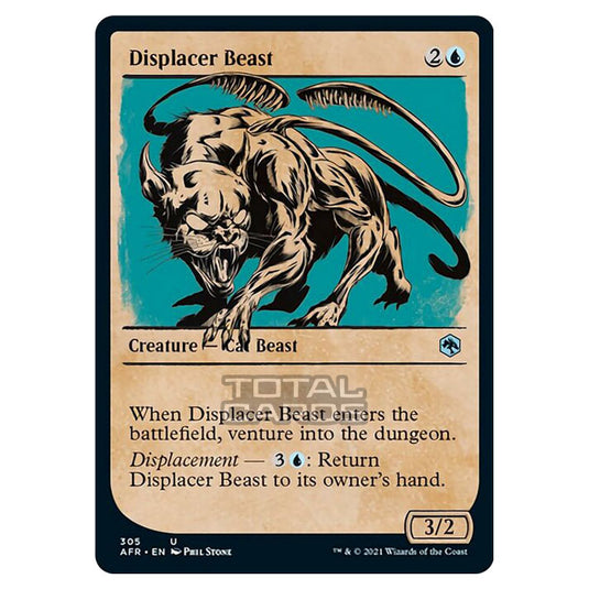 Magic The Gathering - Adventures in the Forgotten Realms - Displacer Beast - 305/281