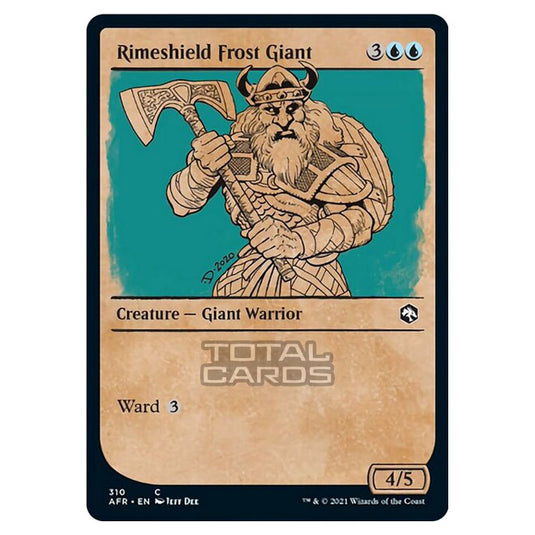 Magic The Gathering - Adventures in the Forgotten Realms - Rimeshield Frost Giant - 310/281