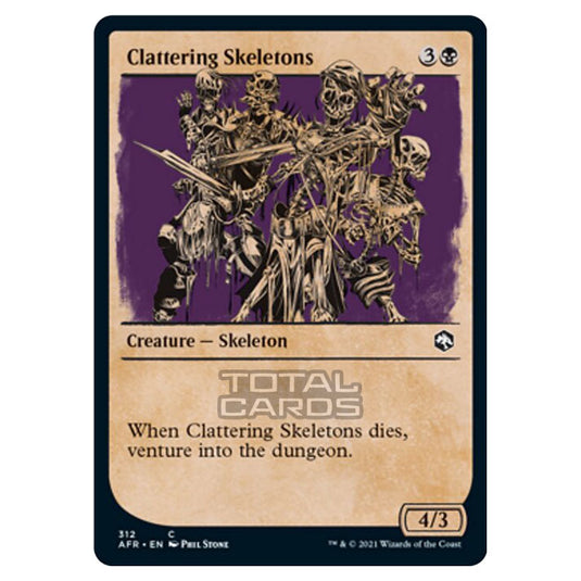 Magic The Gathering - Adventures in the Forgotten Realms - Clattering Skeletons - 312/281