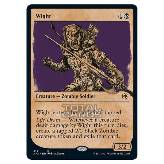 Magic The Gathering - Adventures in the Forgotten Realms - Wight - 316/281