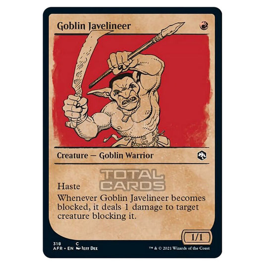 Magic The Gathering - Adventures in the Forgotten Realms - Goblin Javelineer - 318/281