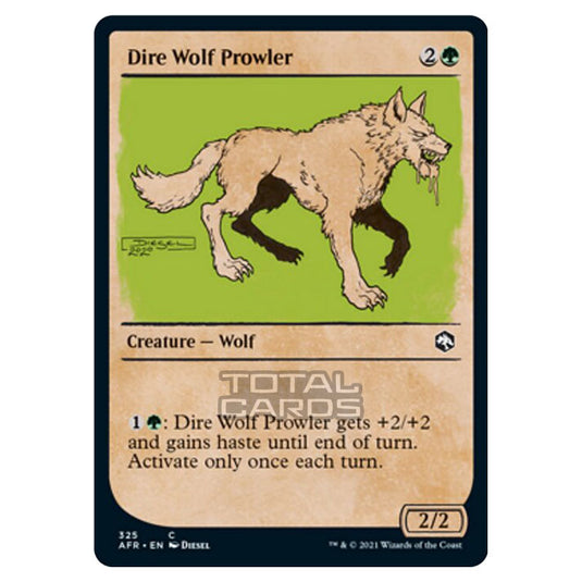 Magic The Gathering - Adventures in the Forgotten Realms - Dire Wolf Prowler - 325/281