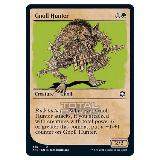 Magic The Gathering - Adventures in the Forgotten Realms - Gnoll Hunter - 326/281