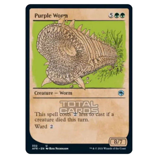 Magic The Gathering - Adventures in the Forgotten Realms - Purple Worm - 332/281