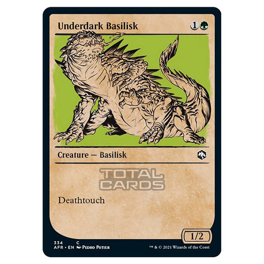 Magic The Gathering - Adventures in the Forgotten Realms - Underdark Basilisk - 334/281