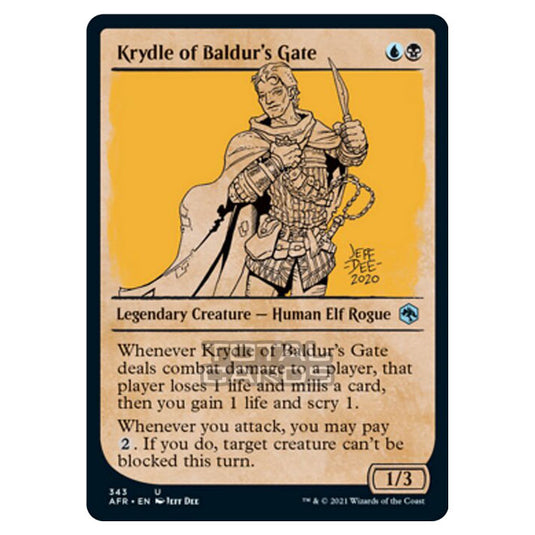 Magic The Gathering - Adventures in the Forgotten Realms - Krydle of Baldur's Gate - 343/281