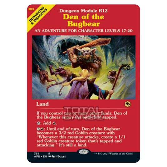 Magic The Gathering - Adventures in the Forgotten Realms - Den of the Bugbear - 351/281