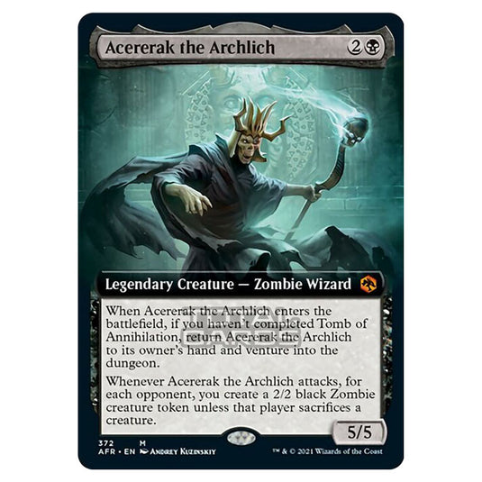 Magic The Gathering - Adventures in the Forgotten Realms - Acererak the Archlich - 372/281