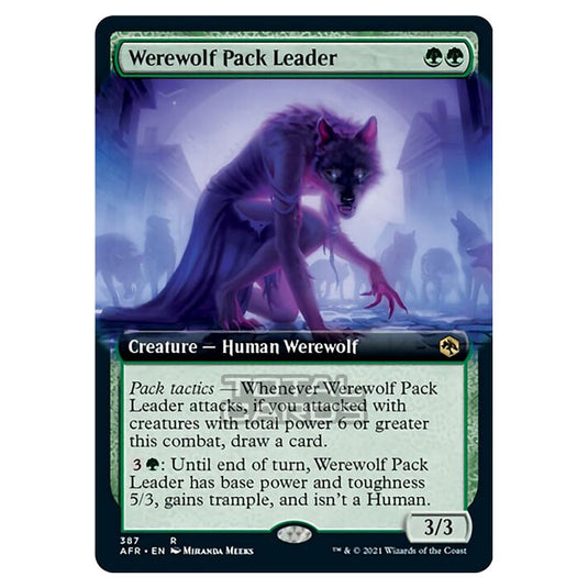 Magic The Gathering - Adventures in the Forgotten Realms - Werewolf Pack Leader - 387/281