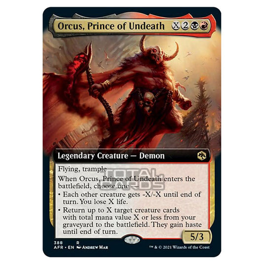 Magic The Gathering - Adventures in the Forgotten Realms - Orcus, Prince of Undeath - 388/281