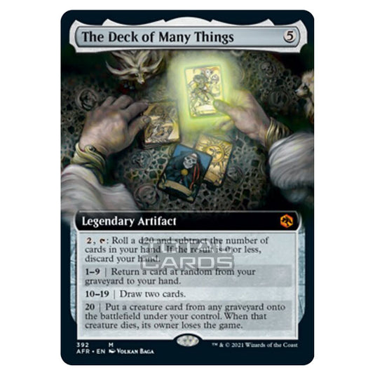 Magic The Gathering - Adventures in the Forgotten Realms - The Deck of Many Things - 392/281