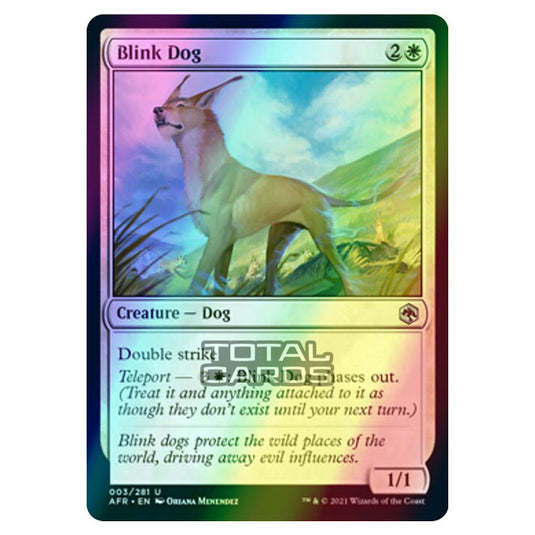 Magic The Gathering - Adventures in the Forgotten Realms - Blink Dog - 3/281 (Foil)