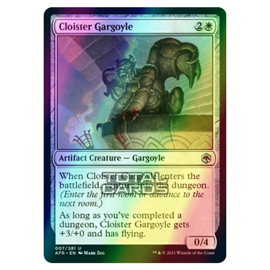 Magic The Gathering - Adventures in the Forgotten Realms - Cloister Gargoyle - 7/281 (Foil)