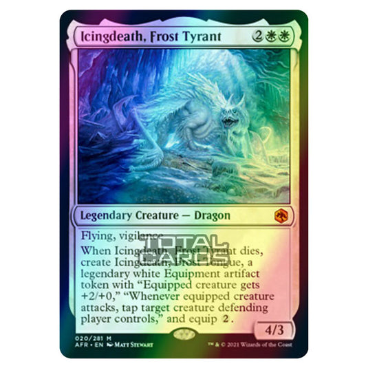 Magic The Gathering - Adventures in the Forgotten Realms - Icingdeath, Frost Tyrant - 20/281 (Foil)