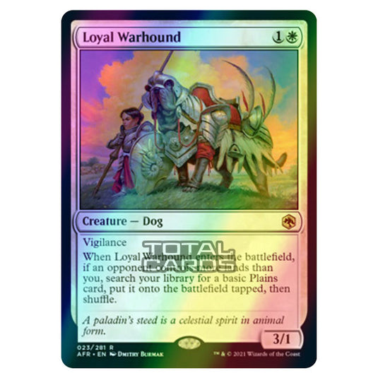 Magic The Gathering - Adventures in the Forgotten Realms - Loyal Warhound - 23/281 (Foil)