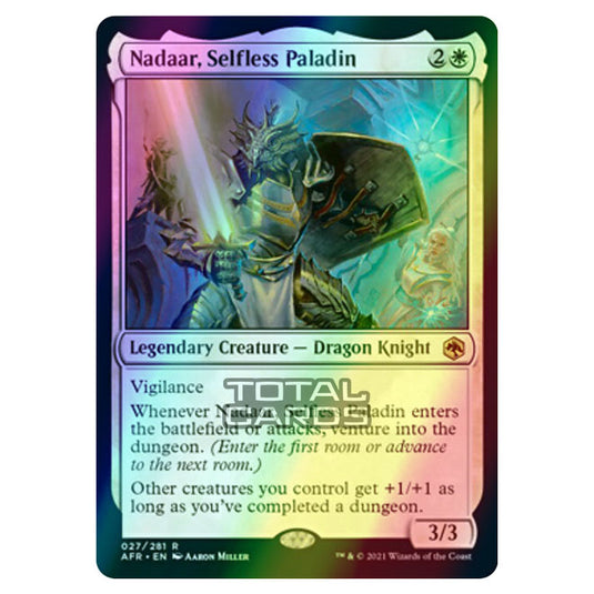 Magic The Gathering - Adventures in the Forgotten Realms - Nadaar, Selfless Paladin - 27/281 (Foil)