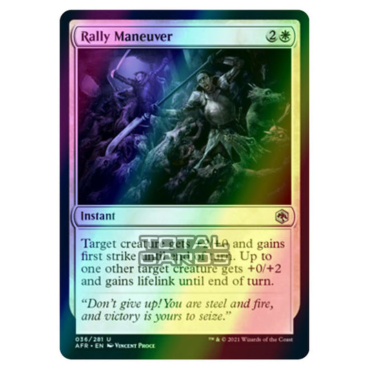 Magic The Gathering - Adventures in the Forgotten Realms - Rally Maneuver - 36/281 (Foil)