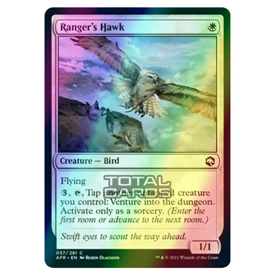 Magic The Gathering - Adventures in the Forgotten Realms - Ranger's Hawk - 37/281 (Foil)