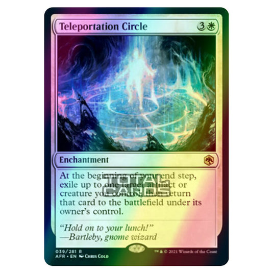 Magic The Gathering - Adventures in the Forgotten Realms - Teleportation Circle - 39/281 (Foil)