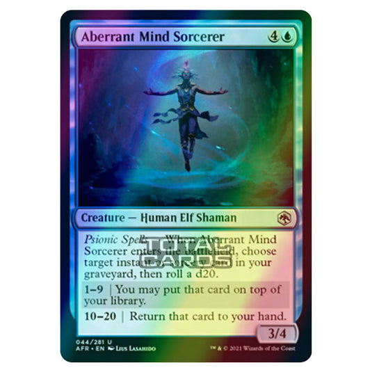 Magic The Gathering - Adventures in the Forgotten Realms - Aberrant Mind Sorcerer - 44/281 (Foil)