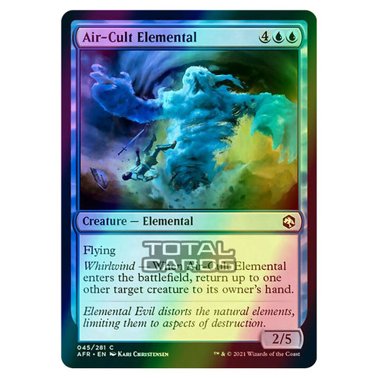 Magic The Gathering - Adventures in the Forgotten Realms - Air-Cult Elemental - 45/281 (Foil)