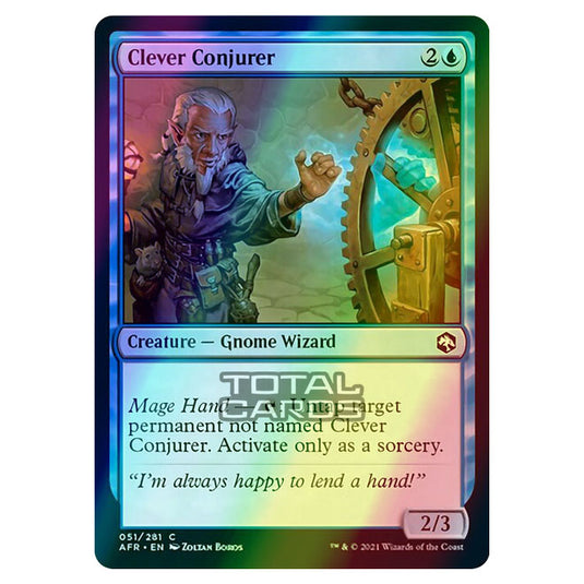 Magic The Gathering - Adventures in the Forgotten Realms - Clever Conjurer - 51/281 (Foil)