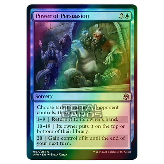 Magic The Gathering - Adventures in the Forgotten Realms - Power of Persuasion - 67/281 (Foil)