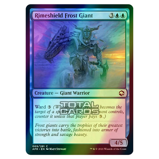 Magic The Gathering - Adventures in the Forgotten Realms - Rimeshield Frost Giant - 69/281 (Foil)