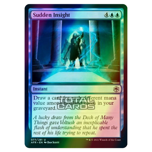 Magic The Gathering - Adventures in the Forgotten Realms - Sudden Insight - 77/281 (Foil)