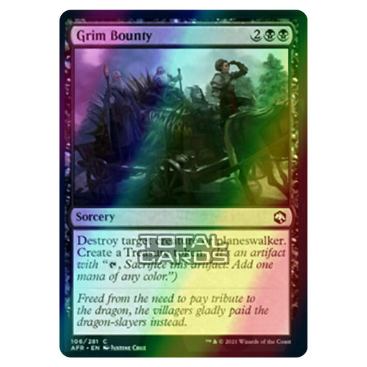 Magic The Gathering - Adventures in the Forgotten Realms - Grim Bounty - 106/281 (Foil)