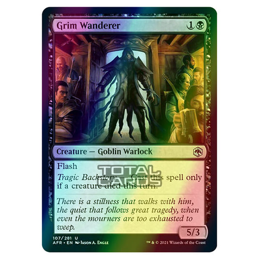 Magic The Gathering - Adventures in the Forgotten Realms - Grim Wanderer - 107/281 (Foil)