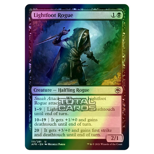 Magic The Gathering - Adventures in the Forgotten Realms - Lightfoot Rogue - 111/281 (Foil)