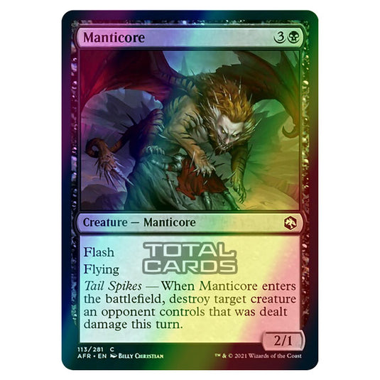 Magic The Gathering - Adventures in the Forgotten Realms - Manticore - 113/281 (Foil)