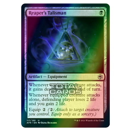 Magic The Gathering - Adventures in the Forgotten Realms - Reaper's Talisman - 117/281 (Foil)