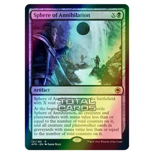 Magic The Gathering - Adventures in the Forgotten Realms - Sphere of Annihilation - 121/281 (Foil)