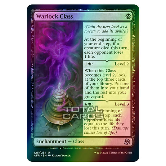 Magic The Gathering - Adventures in the Forgotten Realms - Warlock Class - 125/281 (Foil)