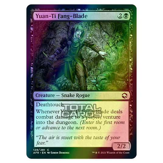 Magic The Gathering - Adventures in the Forgotten Realms - Yuan-Ti Fang-Blade - 128/281 (Foil)