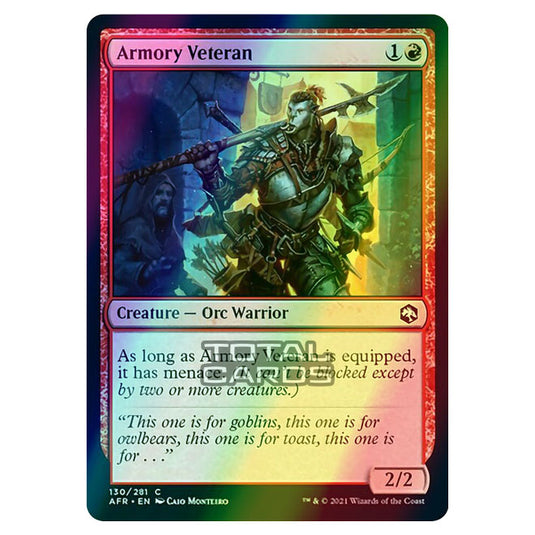 Magic The Gathering - Adventures in the Forgotten Realms - Armory Veteran - 130/281 (Foil)