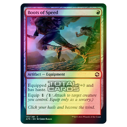 Magic The Gathering - Adventures in the Forgotten Realms - Boots of Speed - 133/281 (Foil)