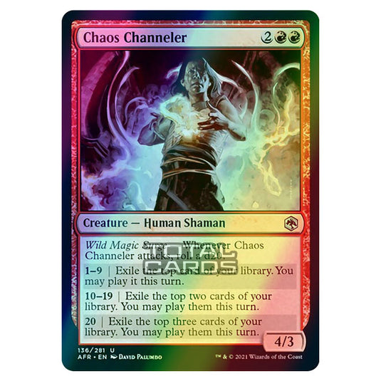 Magic The Gathering - Adventures in the Forgotten Realms - Chaos Channeler - 136/281 (Foil)