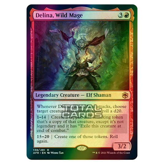 Magic The Gathering - Adventures in the Forgotten Realms - Delina, Wild Mage - 138/281 (Foil)