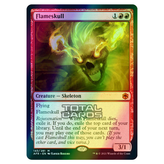 Magic The Gathering - Adventures in the Forgotten Realms - Flameskull - 143/281 (Foil)