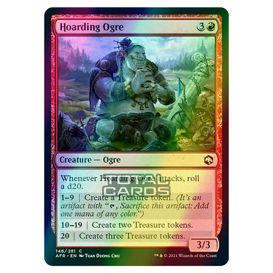 Magic The Gathering - Adventures in the Forgotten Realms - Hoarding Ogre - 146/281 (Foil)