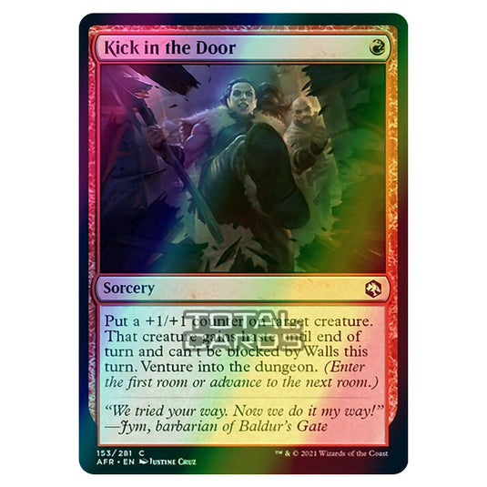 Magic The Gathering - Adventures in the Forgotten Realms - Kick in the Door - 153/281 (Foil)