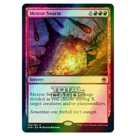 Magic The Gathering - Adventures in the Forgotten Realms - Meteor Swarm - 155/281 (Foil)