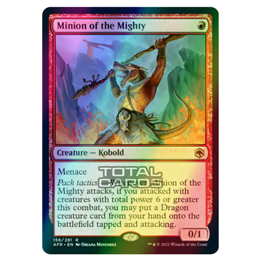 Magic The Gathering - Adventures in the Forgotten Realms - Minion of the Mighty - 156/281 (Foil)