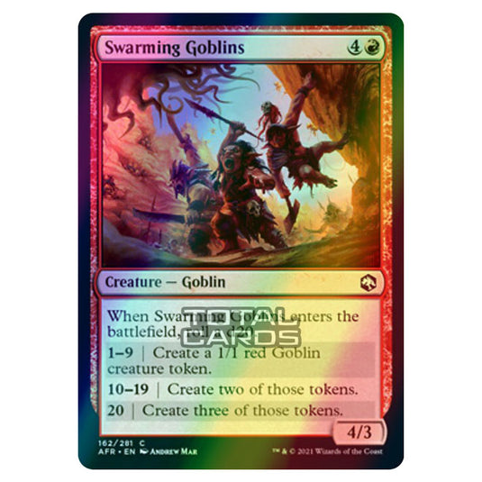 Magic The Gathering - Adventures in the Forgotten Realms - Swarming Goblins - 162/281 (Foil)