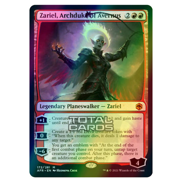 zariel mtg card Magic The Gathering - Adventures in the Forgotten Realms